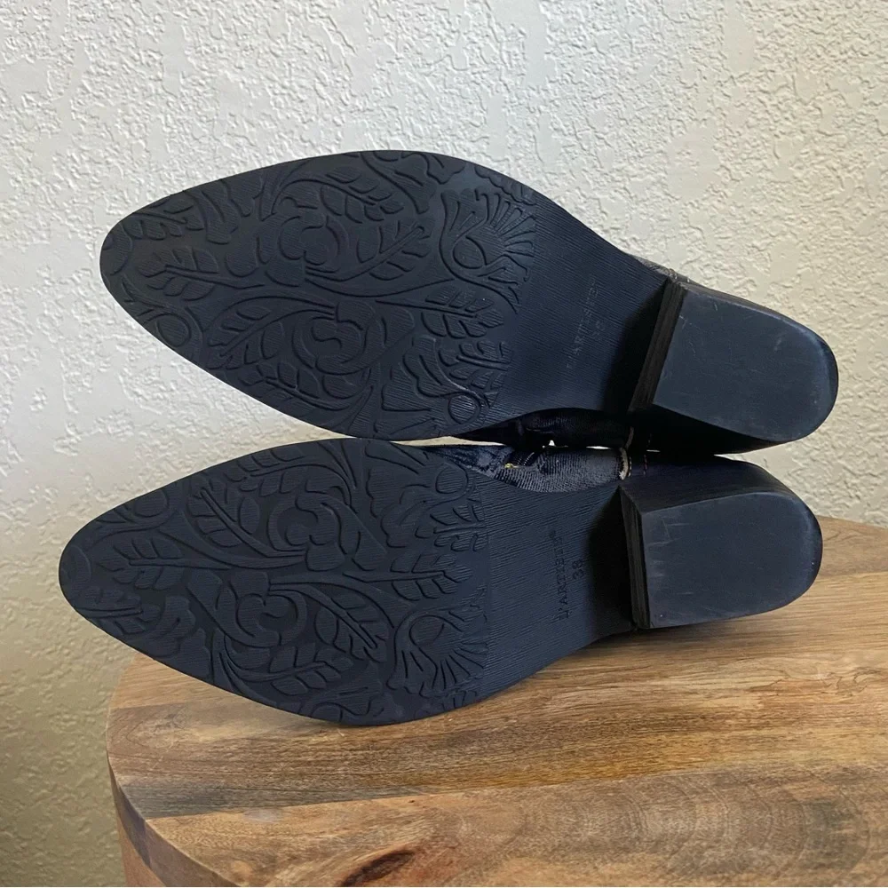 L'Artiste Countrypop Velvet And Leather Booties